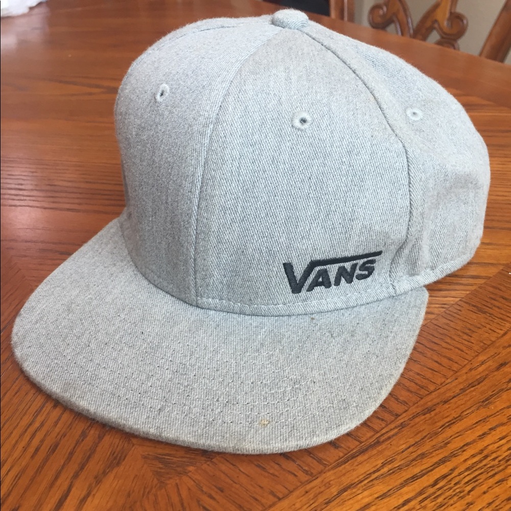 Gray Vans boys hat